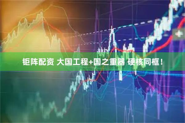 钜阵配资 大国工程+国之重器 硬核同框！