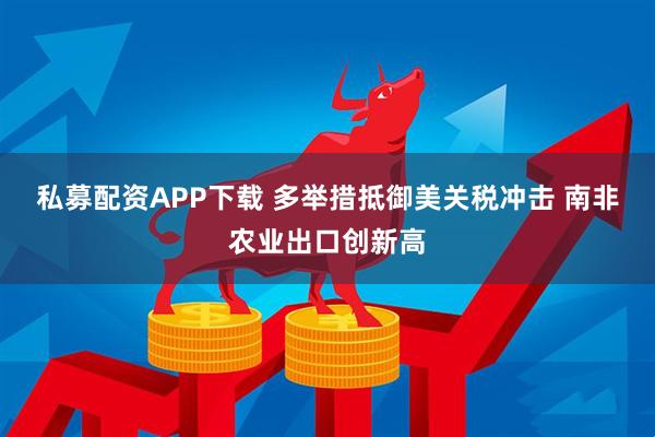 私募配资APP下载 多举措抵御美关税冲击 南非农业出口创新高